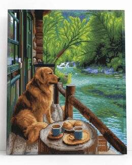 Diamond painting Fika paus