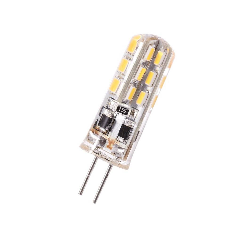 5X G4 LED Spot Light Bulb Lamp 1.5W 24 SMD 3014 Warm White 12V