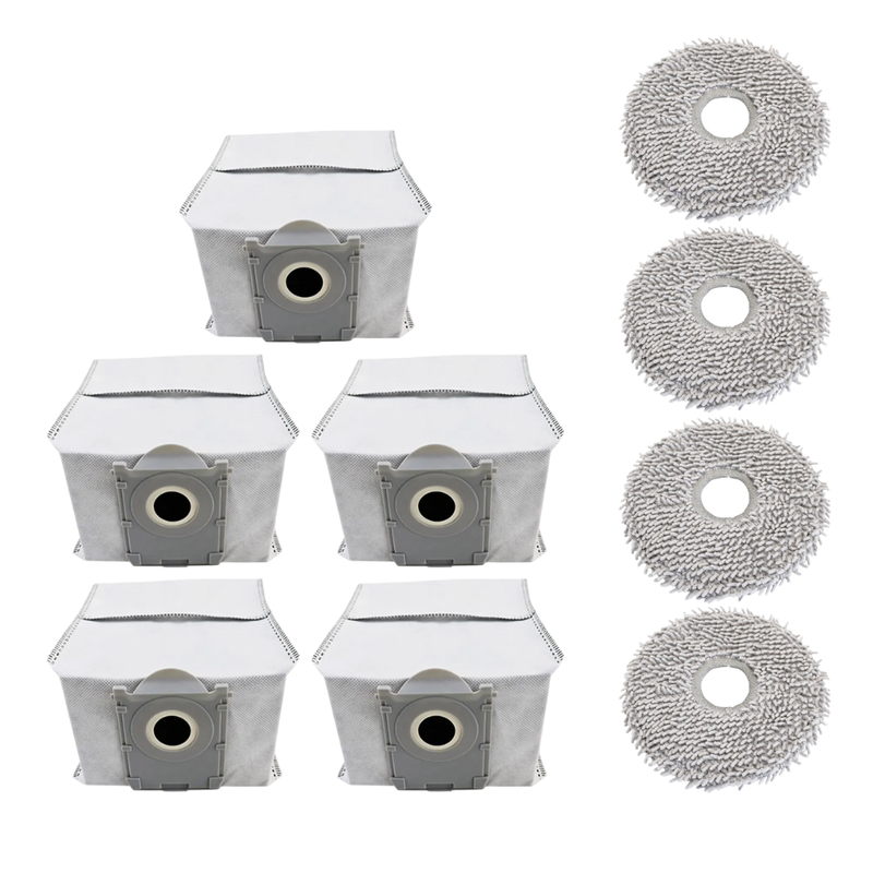 Lille Moppe- og Posepakke til Ecovacs Deebot T50 Omni / Pro Omni / Max Pro Omni.
