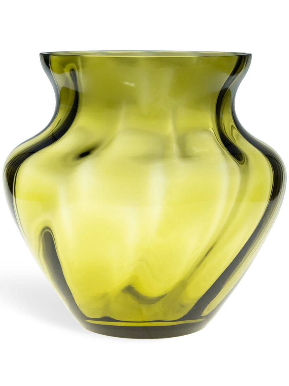 KLIMCHI - Marika glasvas (22 cm x 23 cm) - unisex - Glas - one size - Grön