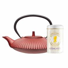 La Cafetière 0,6 L Tebrygger Rød og Østerlandsk Thehus Imperial White Økologisk 125g