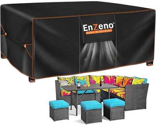 Abdeckung Gartenmöbel Winterfest,Loungemöbel Schutzhülle Abdeckplane