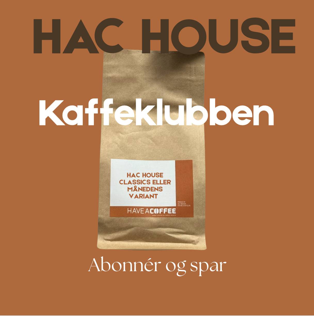 Abonnement - Kaffeklubben - 220 gram / Espresso Blend 02 / Kværnet til filterkaffe