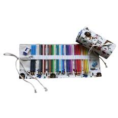 Rullepenalhus - Faber-Castell Farveblyanter med grip zone 27 stk. - Vilde dyr