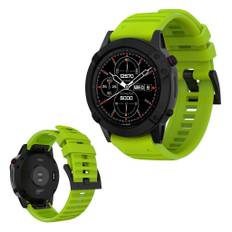 Garmin Fenix 6 / Fenix 5 Plus / Fenix 5 / Forerunner 935 / Quatix 5 / Quatix 5 Sapphire / Approach S60 / Garmin Instinct silikone Urrem - Lysegrøn