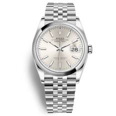 Rolex Herrklocka 126200-0001 Datejust 36 Silverfärgad/Stål Ø36 mm