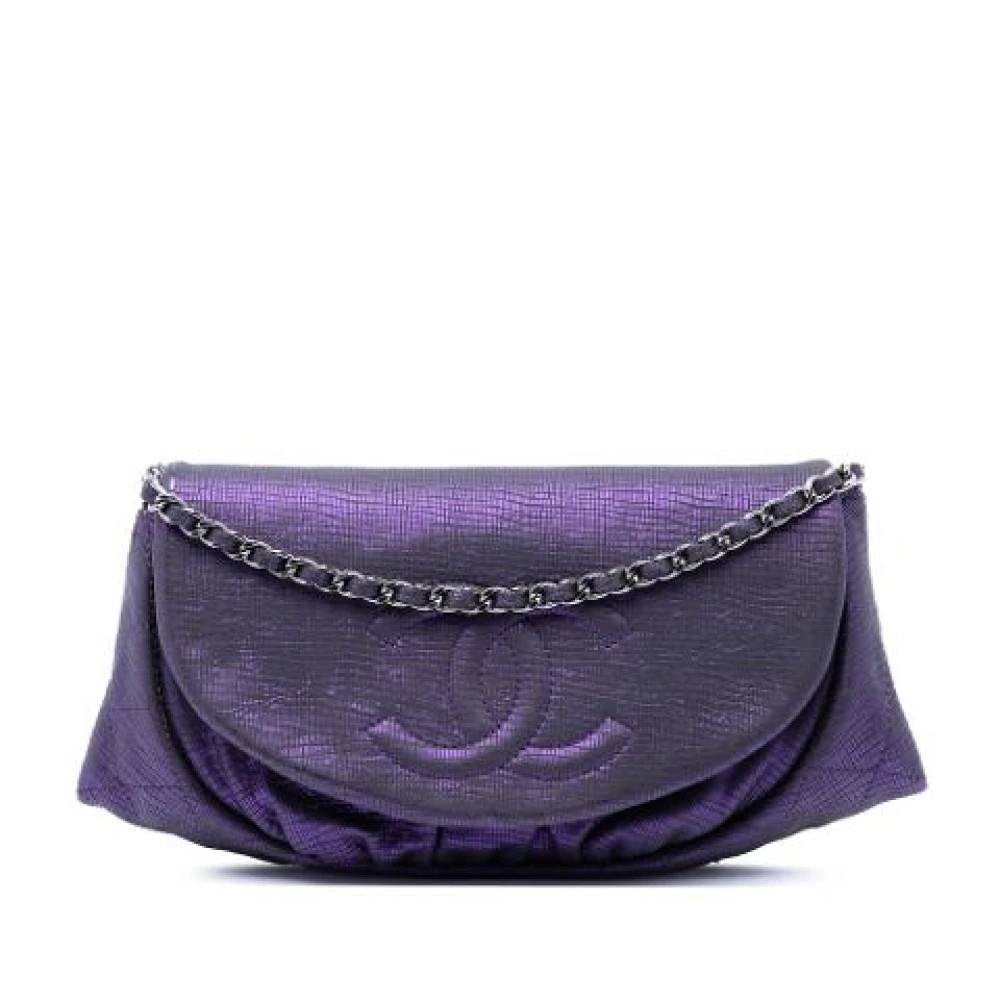 Chanel Vintage Pre-owned Vintage Crossbody Bag - Vintage - Dame - Lilla - ONE SIZE - Uld