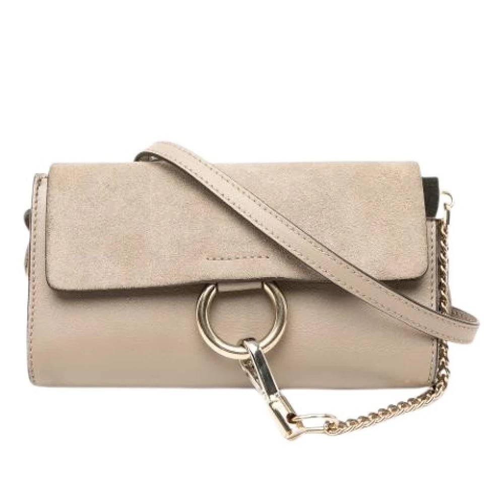Chloé Pre-owned Pre-owned Mini Faye Crossbody Bag - Vintage - Dame - Brun - ONE SIZE - Uld