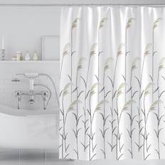 Fresh Reed Polyester Duschdraperi Förtjockad Vattentät Mögelbeständig Badrumsbadkar Skiljevägg Universalgardin 80*180cm