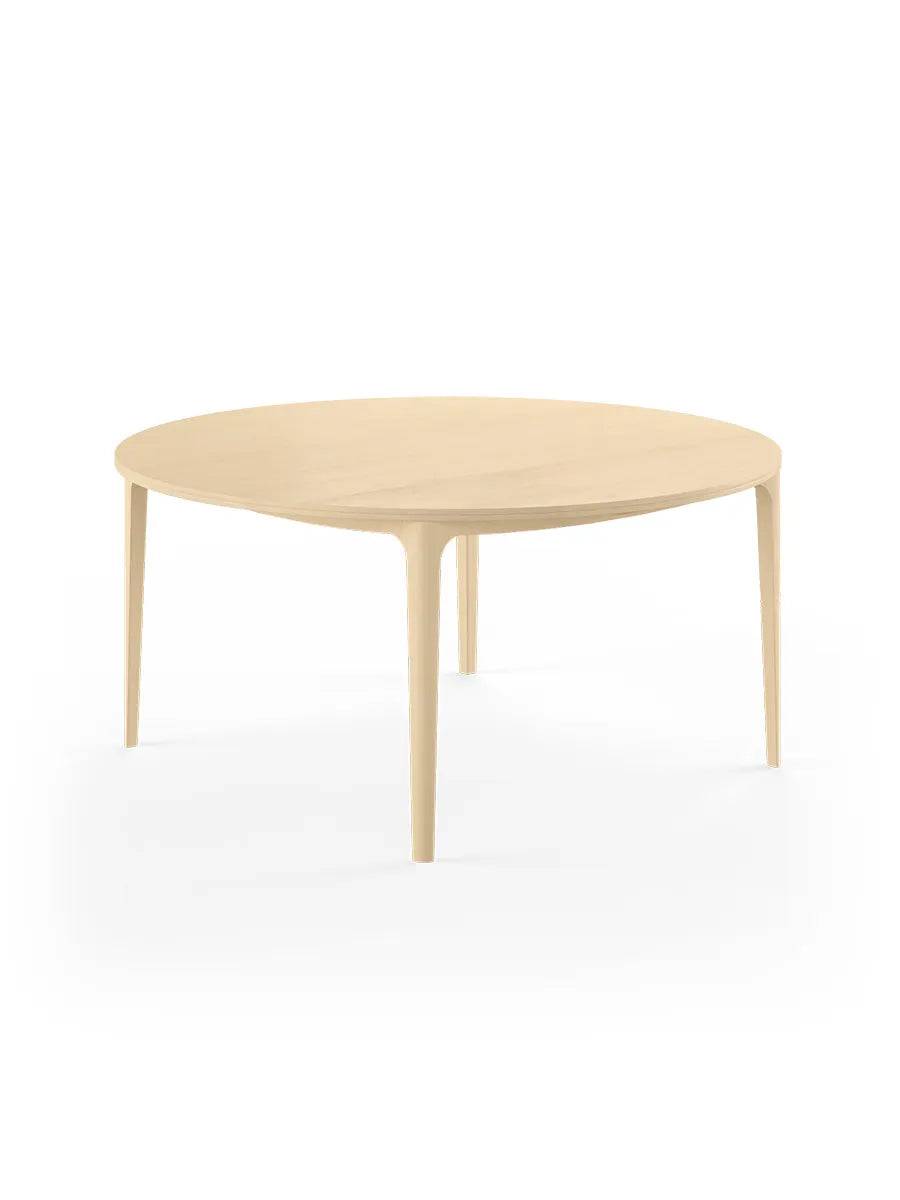 GM 3700 RO Rundt Spisebord fra Naver Collection Ø 120 cm / Ask hvidolie / Ingen tillægsplader - Jacobsen Plus