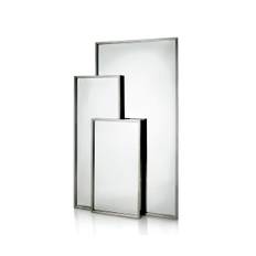 Heine Design Spejl - Storebror - 100x200 cm. - Sort Stål
