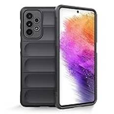 ATISIJIE Silicone Case för Samsung Galaxy A54 5G,extra tunt premium mobilskal, Soft TPU stötsäkert ultratunt helkroppsskydd Fodral Cover-Grå