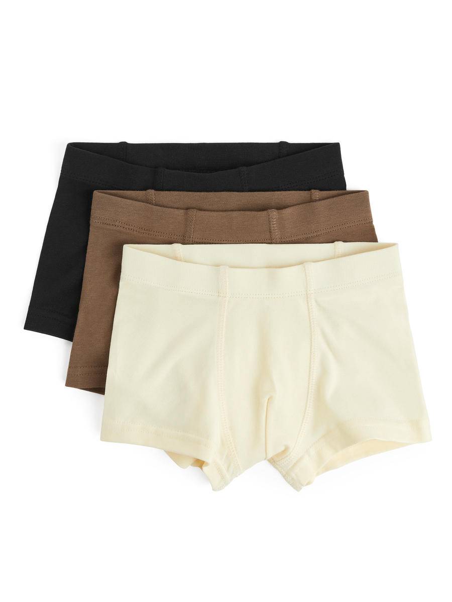 ARKET Trunks, 3-pack -Brun, 134/140