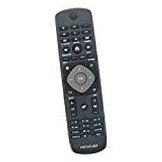 ALLIMITY Ersätt Fjärrkontroll som passar för Philips HD Ready TV 32PHT4001/05 24PFS4022/12 24PHT4022/24 24PHH4000/88 43PFT4001/05 32PHT4001 24PFS4022 24PHT4022 24PHH4000 43PFT4001 32PHS5525 43PHS5525