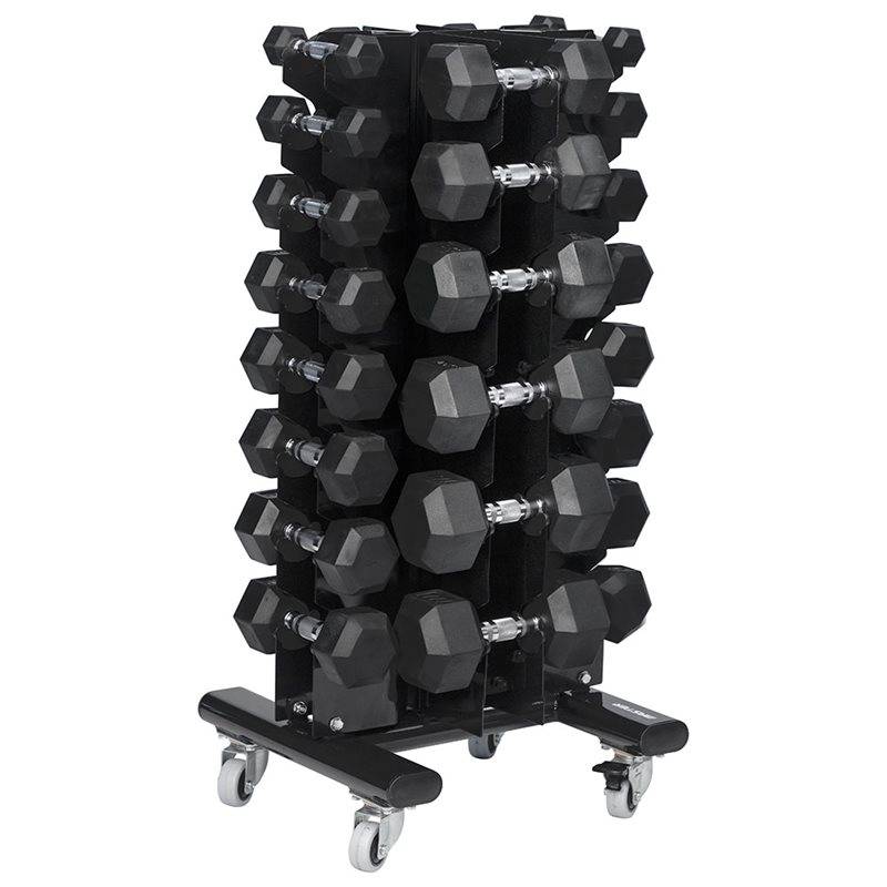 Master Hantelställ för 14 par hexhantlar 1-20 kg
