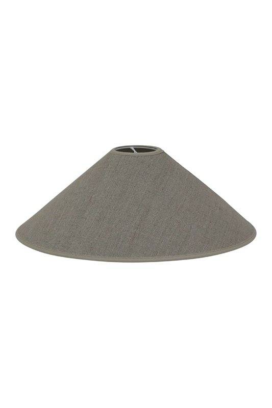 Hallbergs Belysning Carolin lampskärm 25 cm, Natur Linne