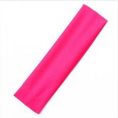 Sport pannband stretchiga svettband träning pannband för löpning, träning, yoga - Röd