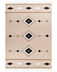 Gulvtæppe BERDIK Multifarvet 160 x 230 cm Bomuld Kelim