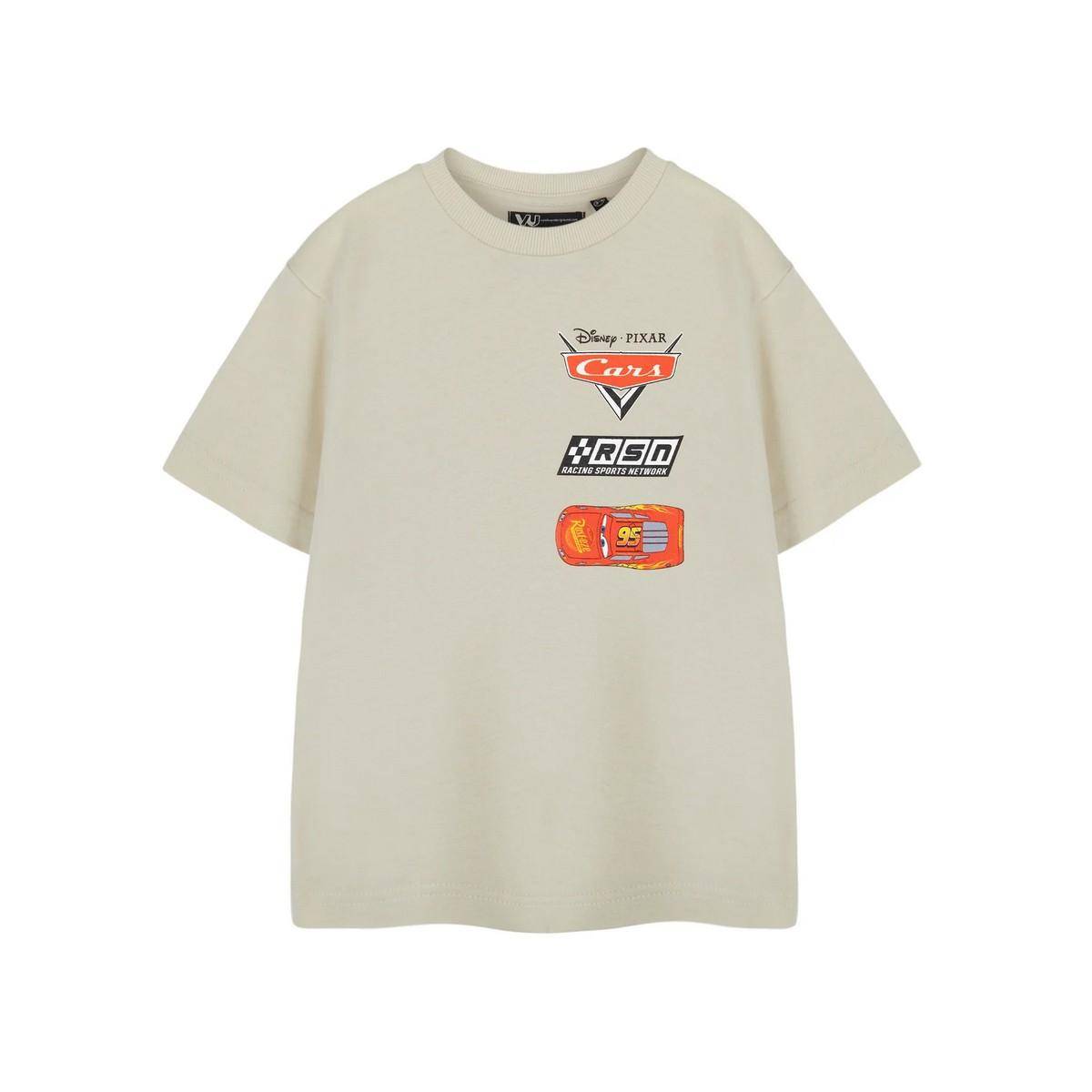 Cars Boys Racing Sports Network Lightning McQueen T-Shirt 5-6 Years