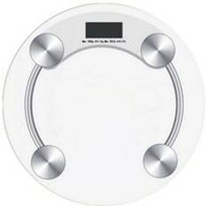 Badrum kroppsfett bmi-våg viktvågar golv lcd-display kropp elektronisk smarta vågar - Svart