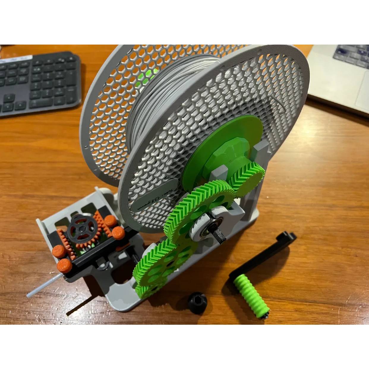 Filament Spool Winder for Bambu Lab P1S / X1 / X1C / P1P Assembled Filament Spool Switcher for Bambu AMS UPGRADED Accessories