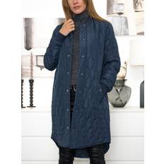 Kaffe KAshally quilted coat midnight marine - 38 | Modetøj til kvinder hos Online-mode