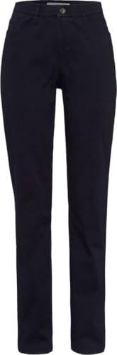 BRAX Dam stil Carola Cotton stretchbyxor, Perma blå, 38W x 30L