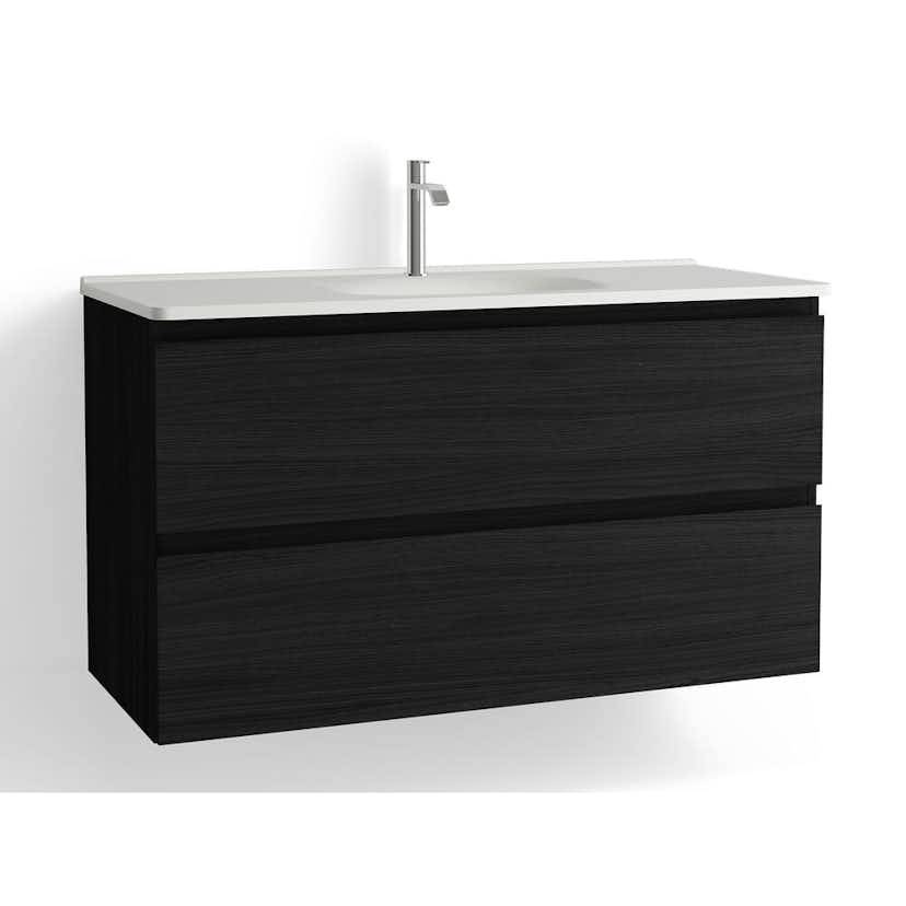 Tvättställsskåp Vedum Flow 1200 Centrerad med 2 Lådor