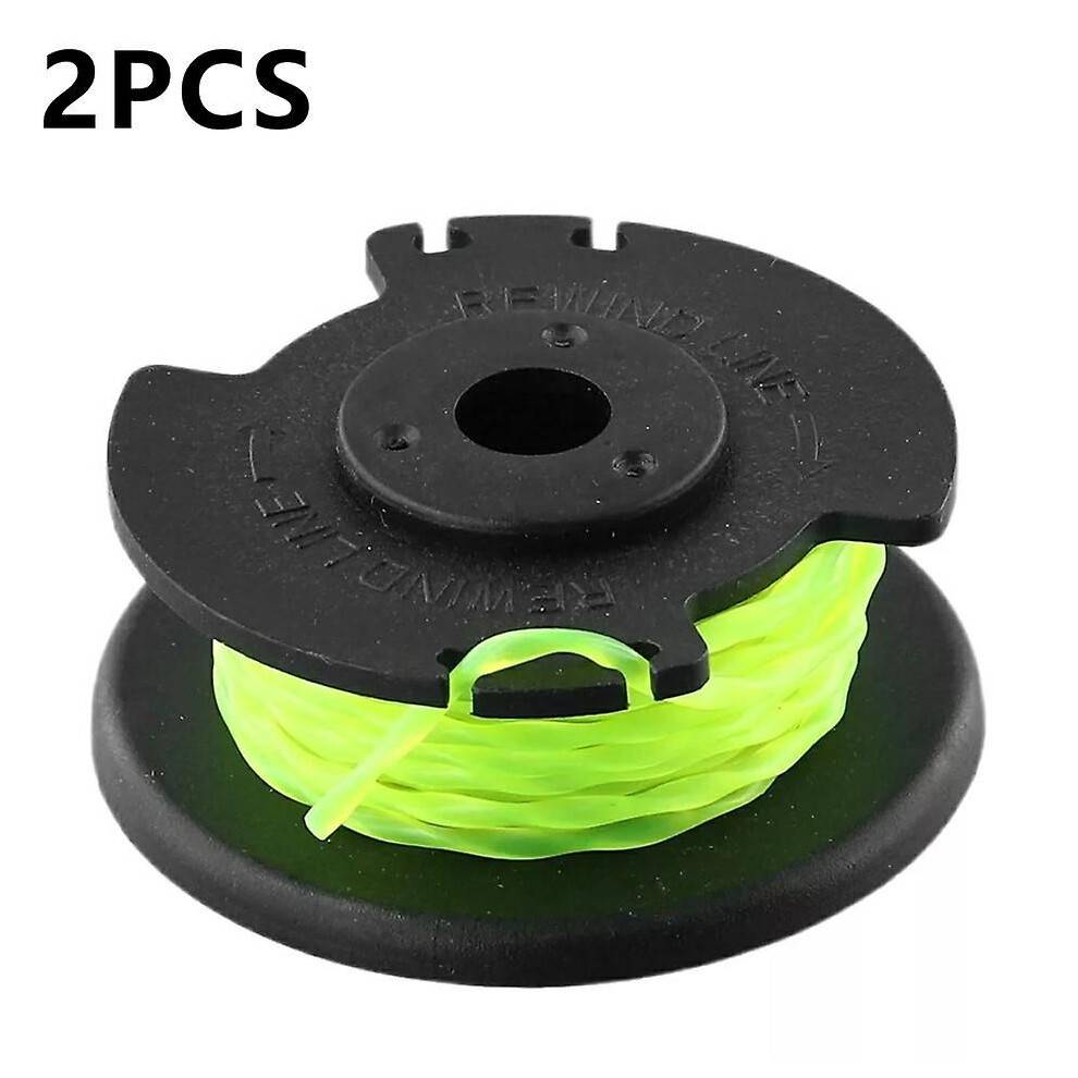 2st Linjerulle passar Ryobi RLT36B33 / RY36LT33A-0 36V gräsklippare trådrulle, RAC143 DCQW, 2st