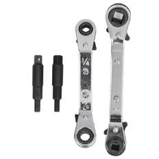 CT122 Refrigerator Ratchet Wrench 1/4 3/16 5/16 3/8 Stainless Steel Wrench Air Conditioner Repair