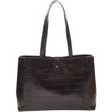 ADAX Teramo Shopper Iris Dam Stl. - Axelremsväskor Från Magasin - Mørkebrun (42x29x12)