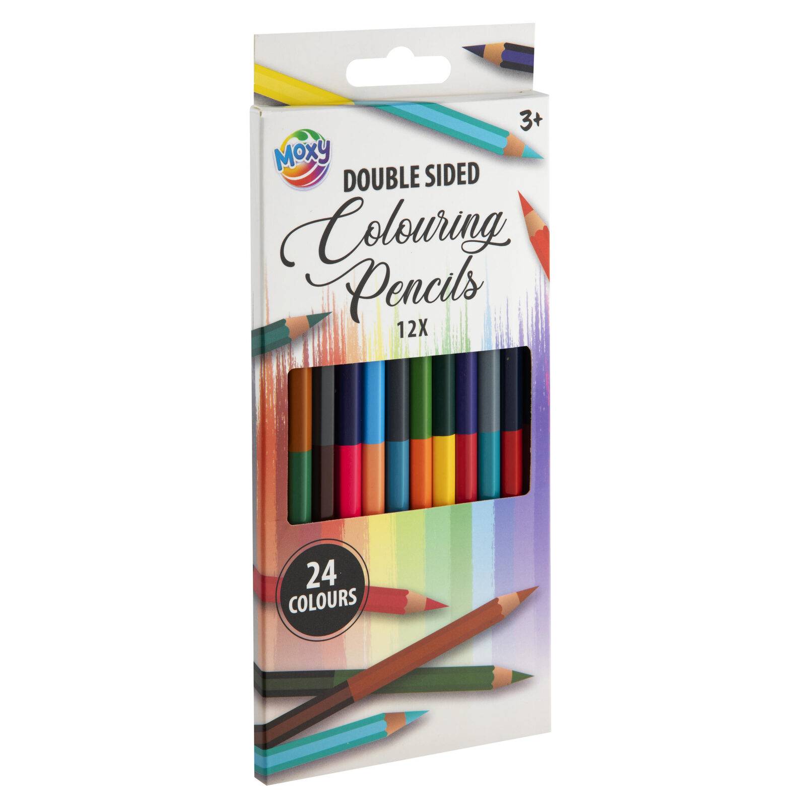 Colour Moxy 12-pack dubbeländade färgpennor