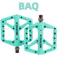 Meroca halkfri mtb-pedal nylonfiber breddade tätade lager cykelplattformspedal för landsvägscykel bmx ultralätta cykeldelar - Baq