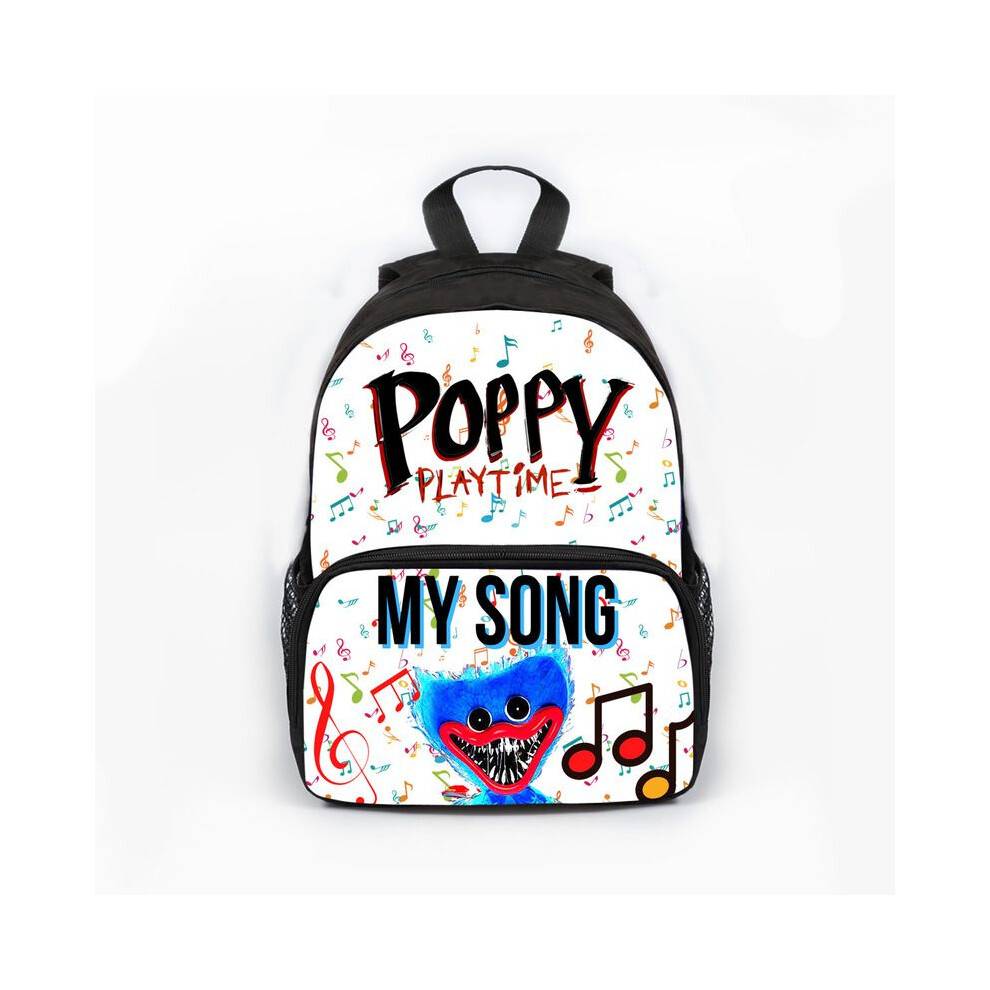 (Song)Poppy Playtime Huggy Wuggy Backpack Kids School Bag Travel Laptop Storage Book