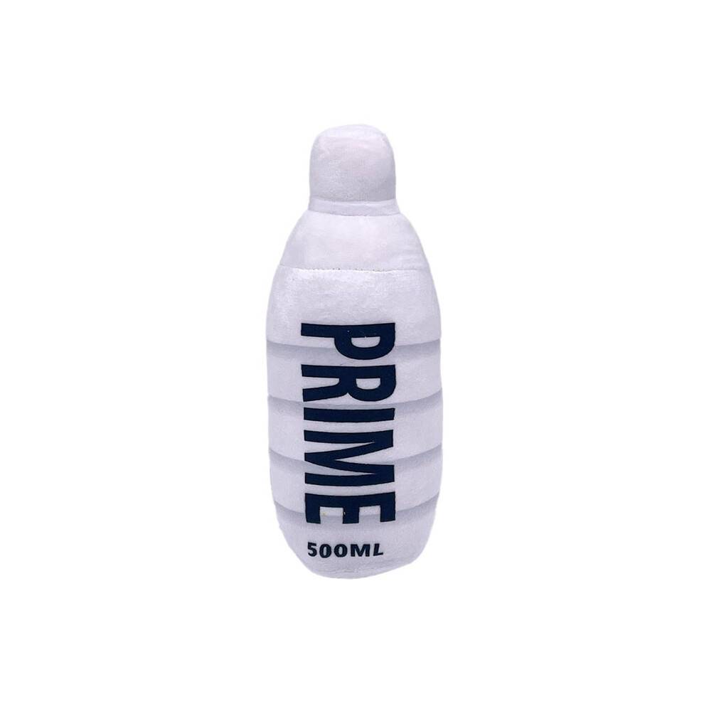 (White)Prime Drink Beer Bottle Short Plush Material Toy Soft Cuddly Colors Unique Novel