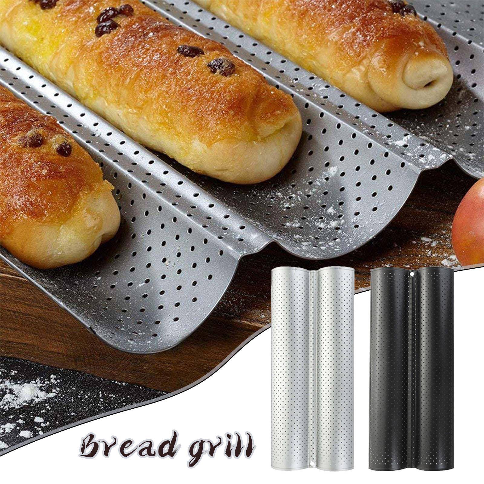 Baguette Bakplåt Baguette Bakform För 2 Baguetter Baguette Bakplåt