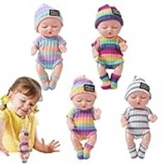 Realistic Reborn Baby Doll | 4 Pieces Baby Doll Set | Realistic Baby Doll for Girls | Reborn Dolls for Kids and Family | Fake Babies for Children | Soft and Safe for 2-Year-Olds and childrens