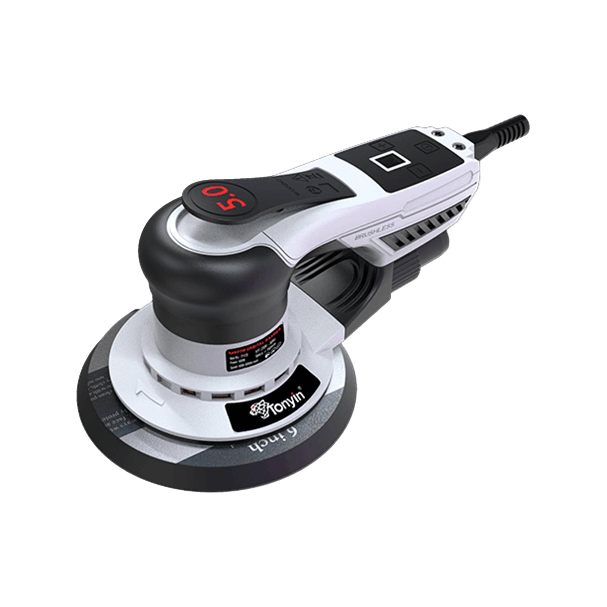 Tonyin - Brushless Electric Random Orbital Sander 5mm | Professionell Borstlös Excenterslip