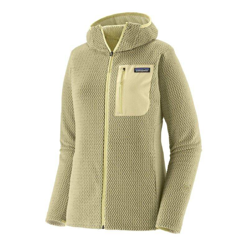Patagonia Women's R1 Air Full-Zip Hoody - Fleecetröjor - Dam Vellum Green S