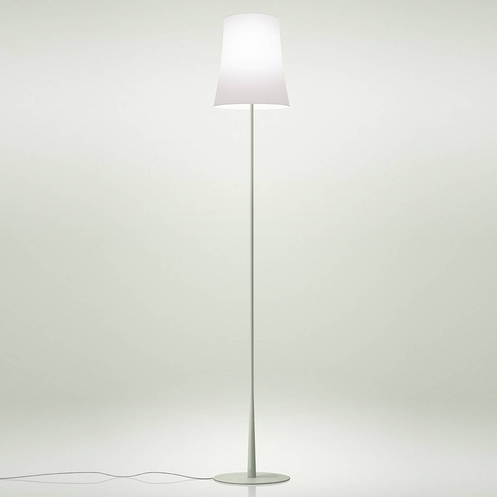 Foscarini Design golvlampa Birdie Easy, Grön, Vardagsrum / matsal, Metall, Design, Golvlampa