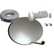 Parabol Paket 80 cm parabol med HD LNB 0.1dB