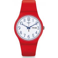 Unisex Swatch Watch New Gent Red Me Up SUOR707