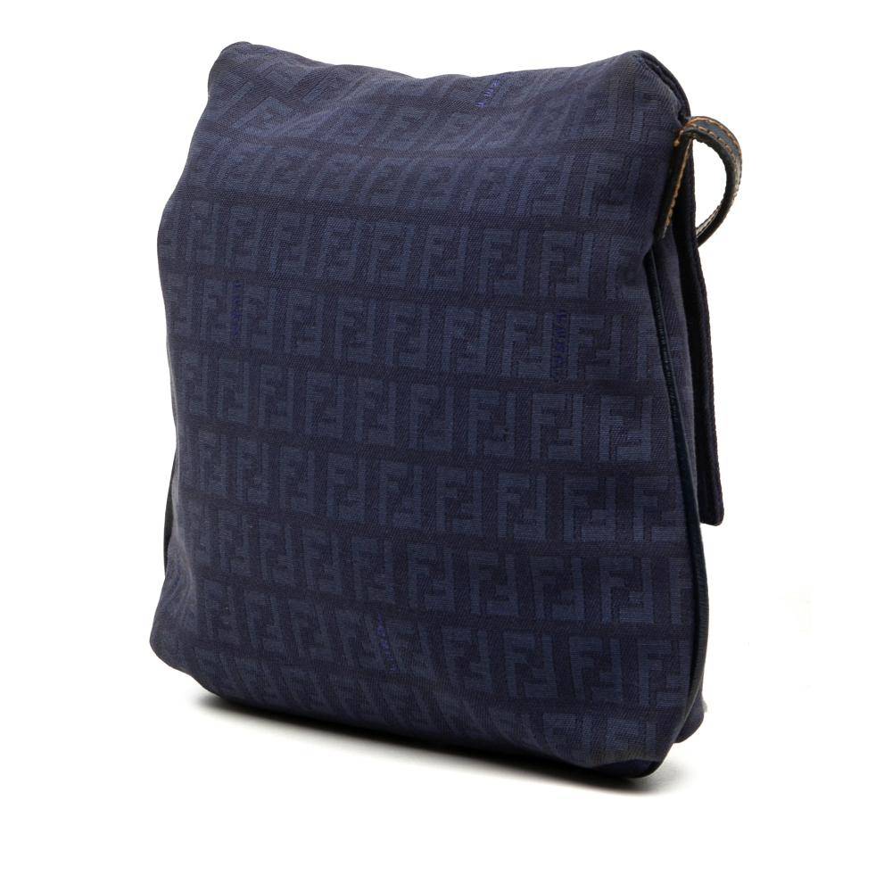 Fendi Vintage Crossbody Bag Stl.  - Blue (L 23cm x W 22cm x D 3cm)