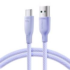 Multi-Color Series USB-A - USB-C kabel 100W hurtig overførsel 1m lilla