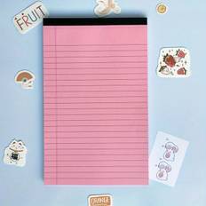 A5 Tearable Legal Pad Office Supplies Ink-proof Tear-off Pages Writing Sheet Paper Notepad Simple Lined Paper Scribbling Book rosa