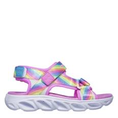 Skechers S Lights: Hypno Splash Rainbow Lights - Lyserød