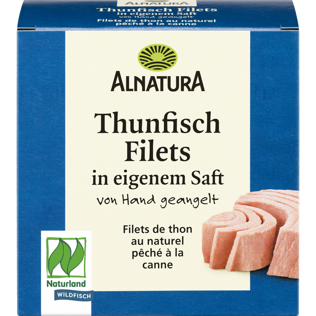 Alnatura Tunfileter i egen saft Naturland Naturland 312.05 DKK/1 kg