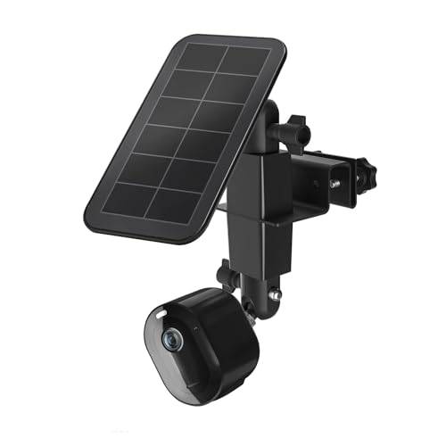 eufyCam utomhusfäste tillbehör för Arlo Pro 4 och pro solpanel (svart, 1 stycken)