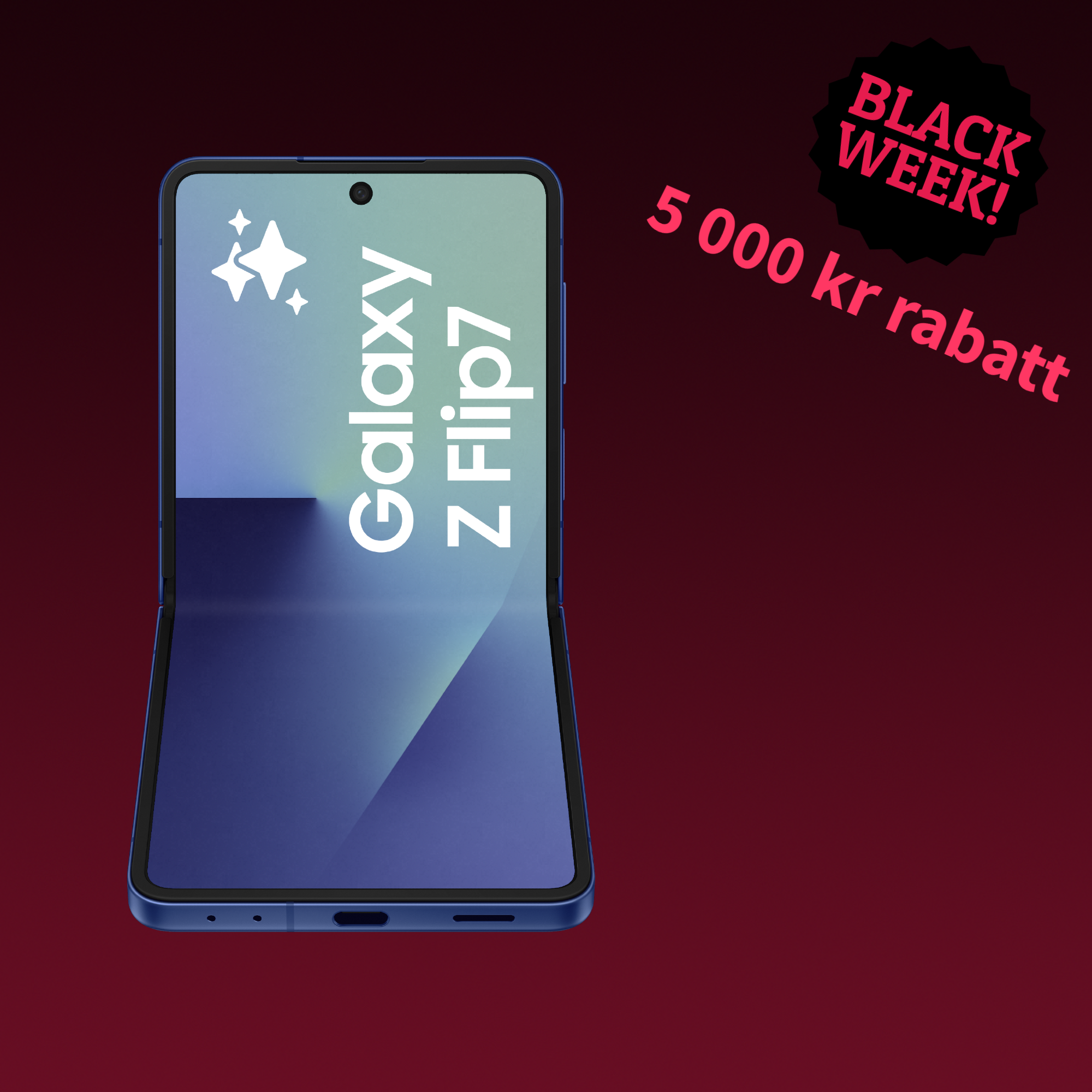 Samsung Galaxy Z Flip 7 5G 256GB Blue Shadow