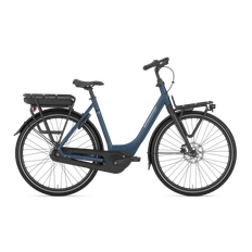 Gazelle Paris C7 Urban Low-Step 400Wh S (49 cm) Blå Elcykel - Standard Elcykel